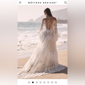 Watters designs wedding dress